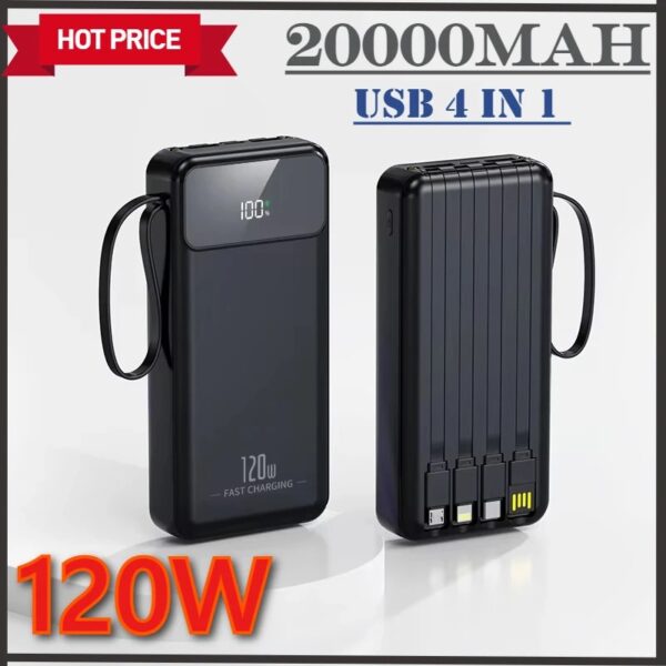 20000mAh 120W Power Bank