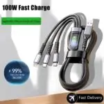 3-in-1 Retractable Fast Charging Cable