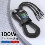 3-in-1 Retractable Fast Charging Cable