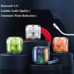 YX06 TWS Transparent Gaming Earbuds